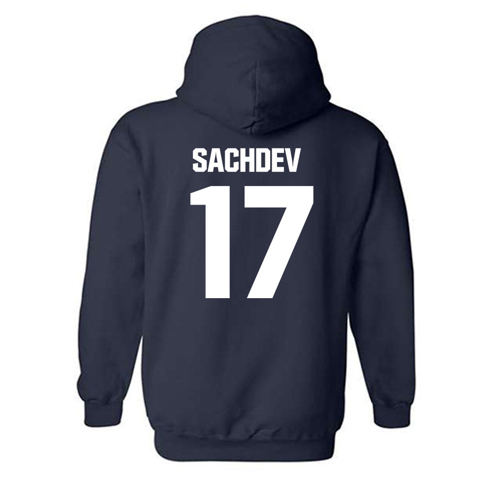 Georgia Tech - NCAA Men's Tennis : Rohan Sachdev - Classic Shersey Hooded Sweatshirt-1