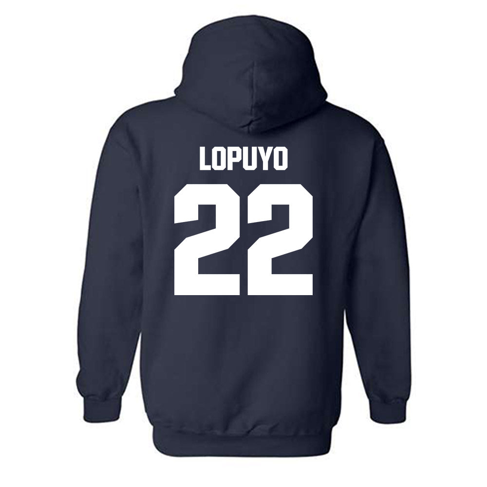 Georgia Tech - NCAA Women's Volleyball : Ital Lopuyo - Classic Shersey Hooded Sweatshirt-1