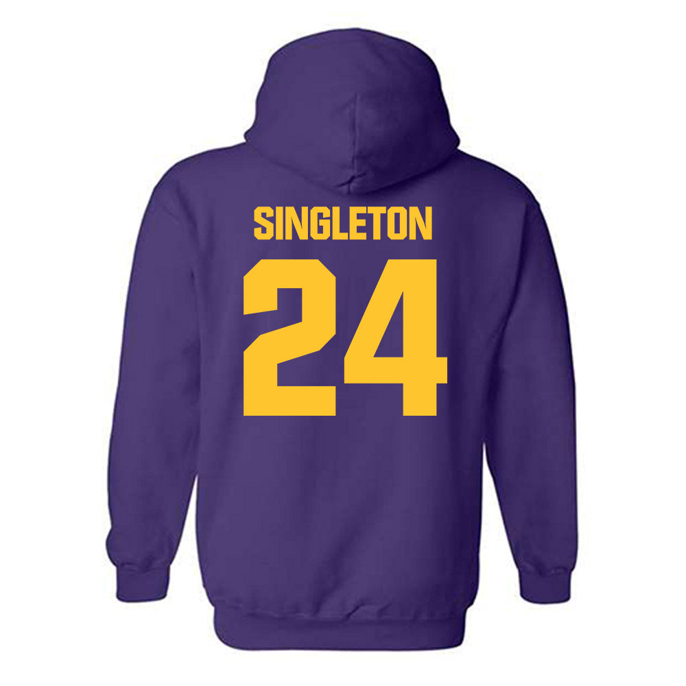 LSU - NCAA Football : Tylen Singleton - Classic Shersey Hooded Sweatshirt-1