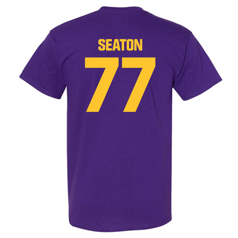 LSU - NCAA Football : Jordan Seaton - Classic Shersey T-Shirt-1