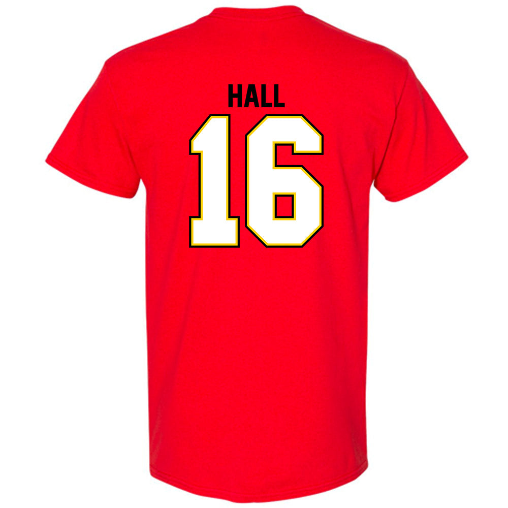 Maryland - NCAA Football : Damon Hall - Classic Shersey T-Shirt-1