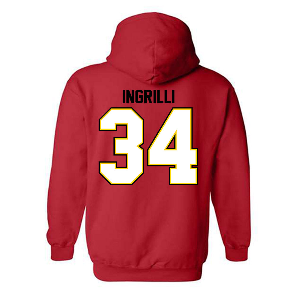 Maryland - NCAA Women's Lacrosse : Lyla Ingrilli - Classic Shersey Hooded Sweatshirt-1