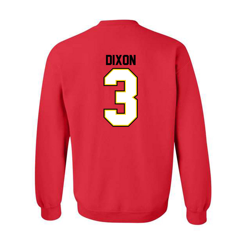 Maryland - Men's Basketball Alumni : Juan Dixon - Classic Shersey Crewneck Sweatshirt-1