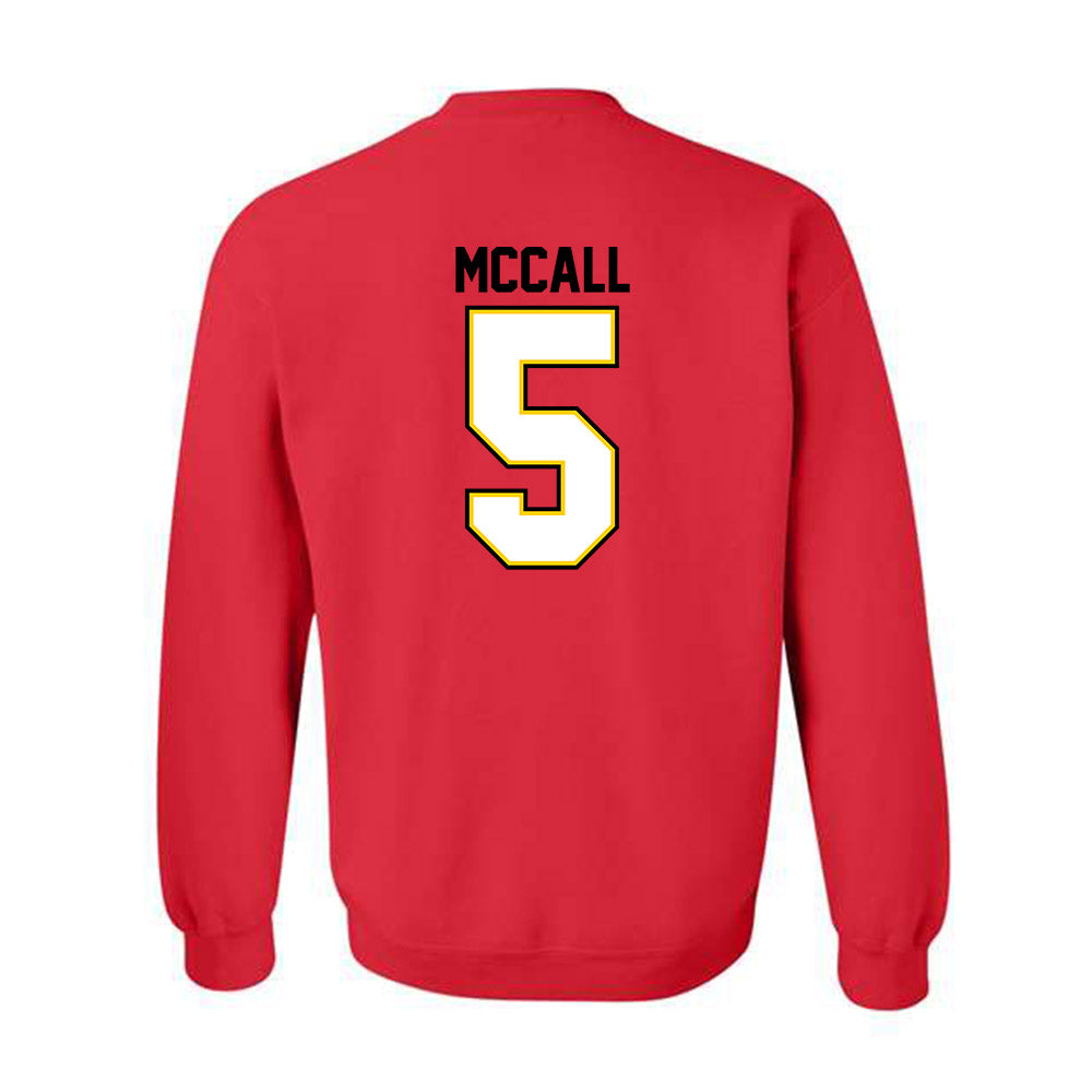 Maryland - Men's Basketball Alumni : Calvin McCall - Classic Shersey Crewneck Sweatshirt-1