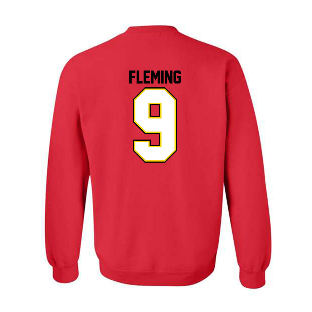 Maryland - NCAA Football : Dorian Fleming - Classic Shersey Crewneck Sweatshirt-1