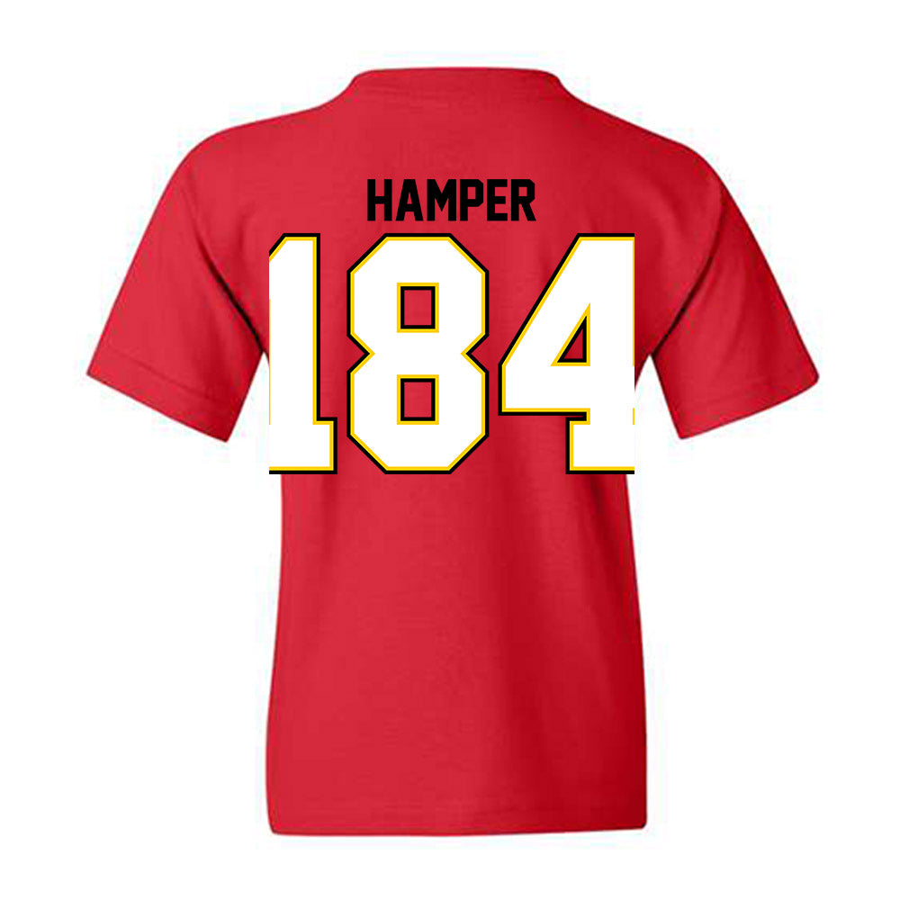 Maryland - NCAA Wrestling : Landon Hamper - Classic Shersey Youth T-Shirt-1