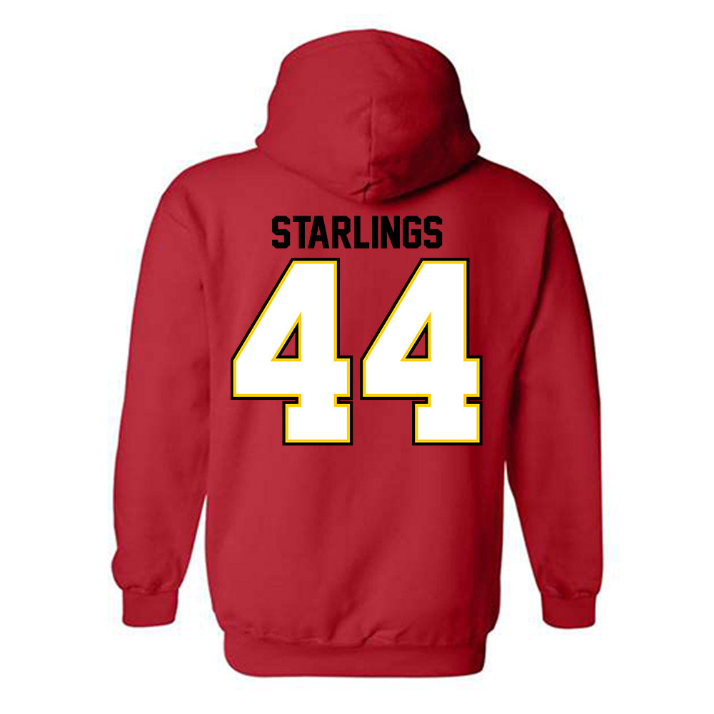Maryland - NCAA Football : Joel Starlings - Classic Shersey Hooded Sweatshirt-1