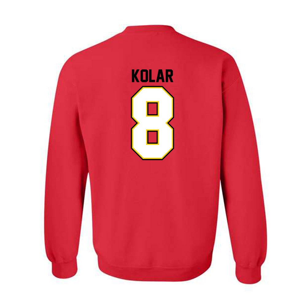 Maryland - NCAA Men's Lacrosse : Eric Kolar - Classic Shersey Crewneck Sweatshirt-1
