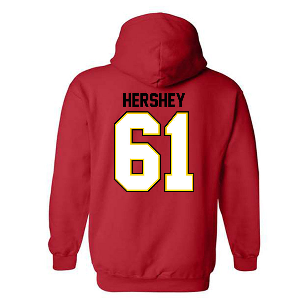 Maryland - NCAA Football : Michael Hershey - Hooded Sweatshirt
