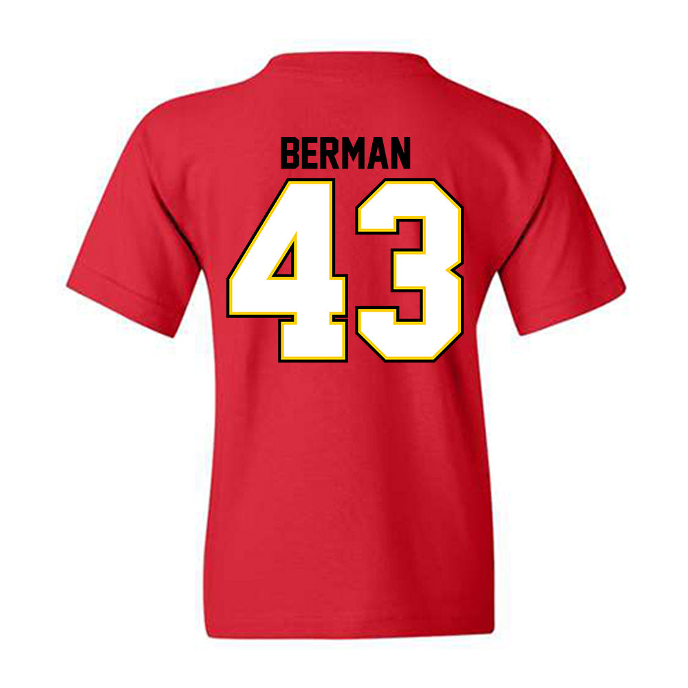 Maryland - NCAA Baseball : Sammy Berman - Classic Shersey Youth T-Shirt-1