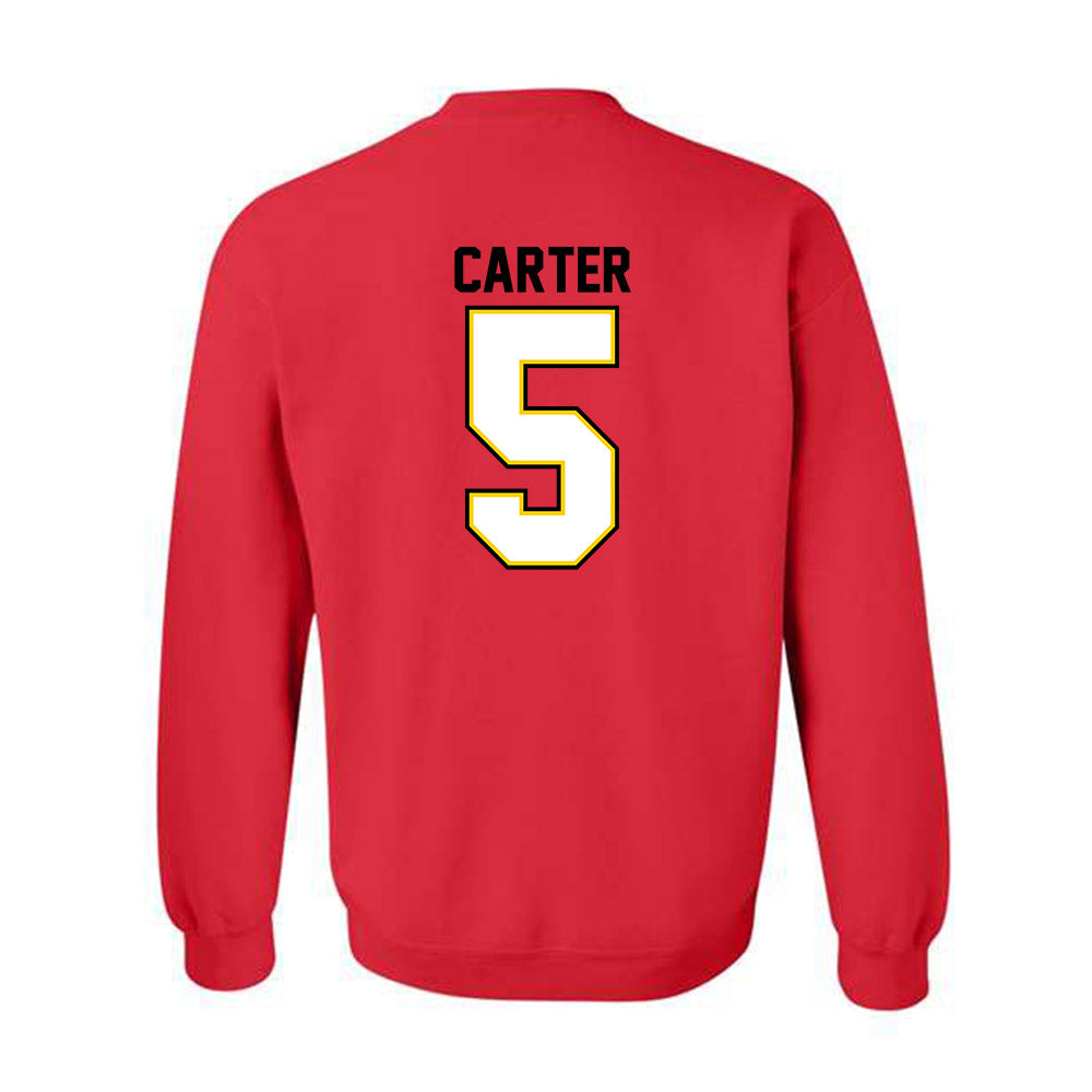 Maryland - NCAA Football : Kaden Carter - Classic Shersey Crewneck Sweatshirt-1