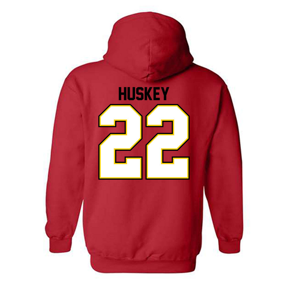 Maryland - NCAA Football : Jalen Huskey - Classic Shersey Hooded Sweatshirt-1