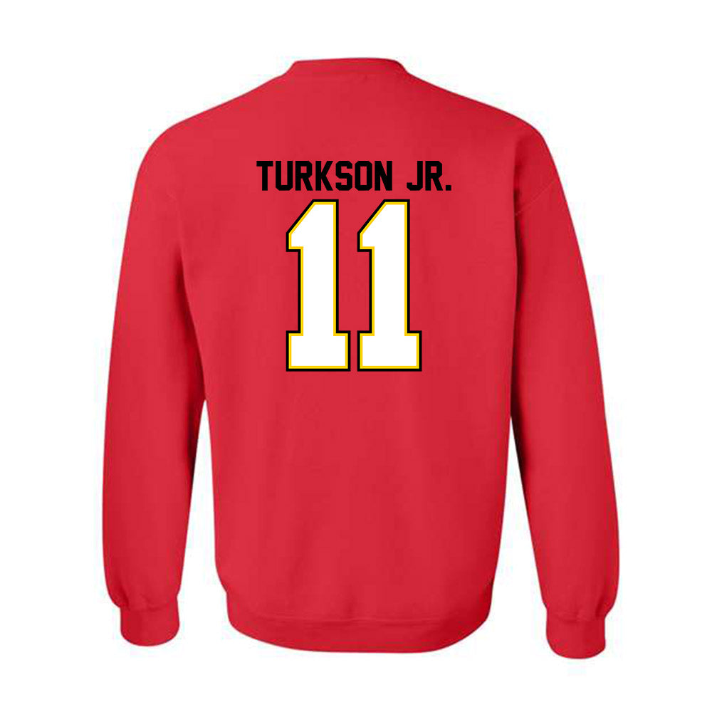 Maryland - NCAA Men's Basketball : George Turkson, Jr. - Classic Shersey Crewneck Sweatshirt-1