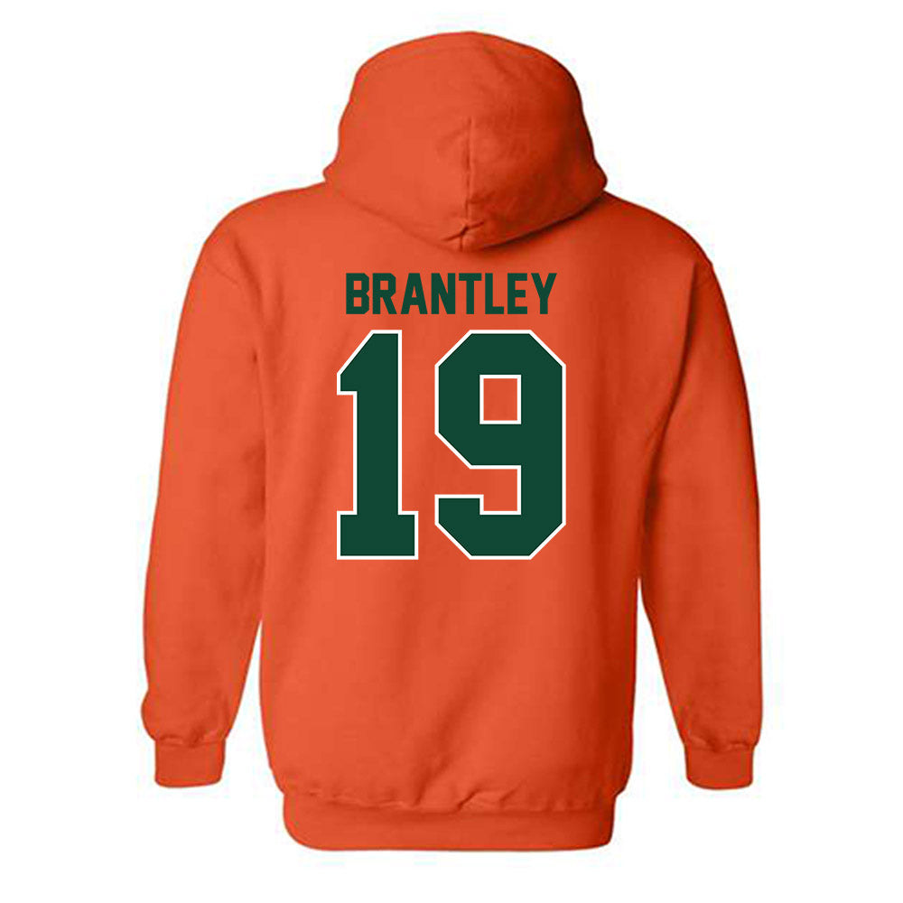 Miami - NCAA Football : Charles "Chuck" Brantley - Classic Shersey Hooded Sweatshirt-1