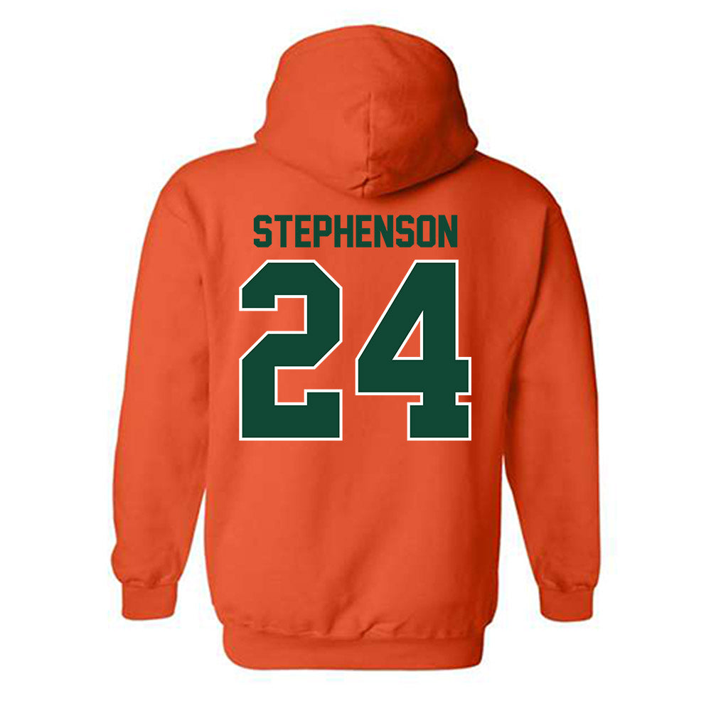 Miami - NCAA Women's Soccer : Alyssa Stephenson - Classic Shersey Hooded Sweatshirt-1
