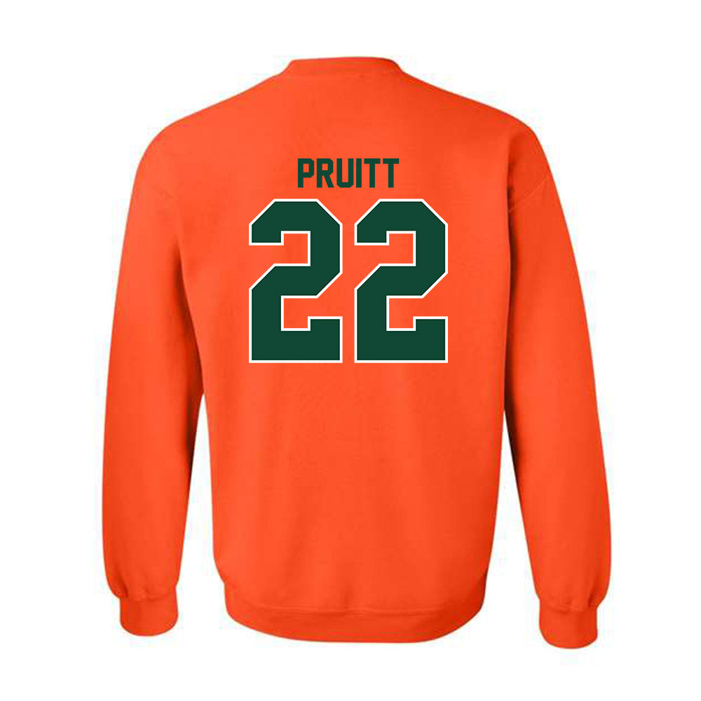 Miami - NCAA Football : Cam Pruitt - Classic Shersey Crewneck Sweatshirt-1