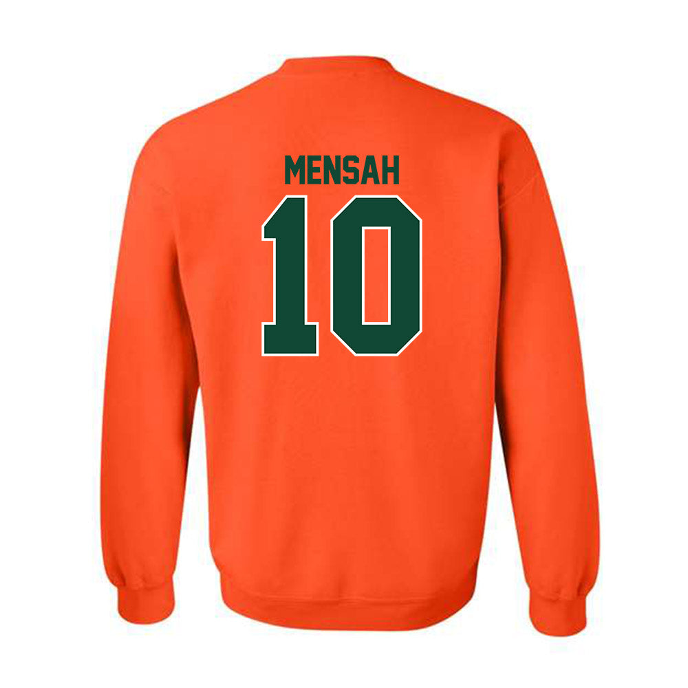 Miami - NCAA Football : Darian Mensah - Classic Shersey Crewneck Sweatshirt-1