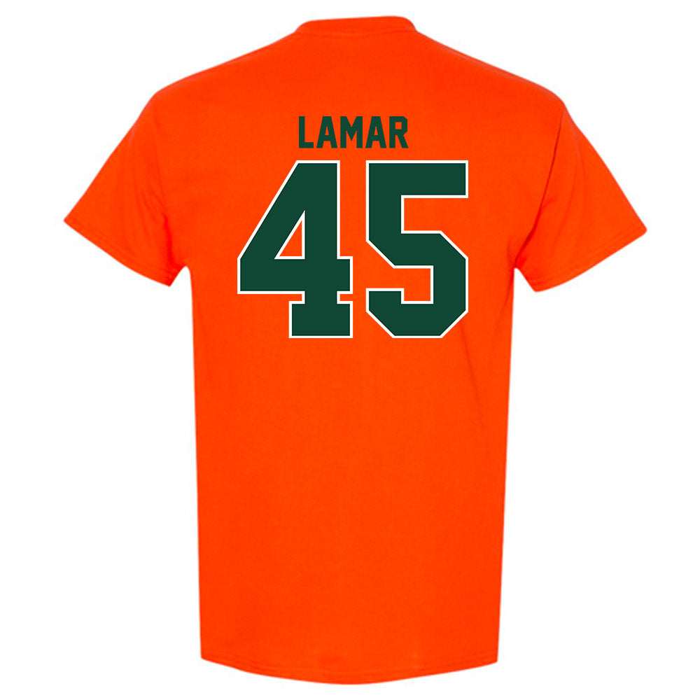 Miami - NCAA Football : Braylon Lamar - Classic Shersey T-Shirt-1