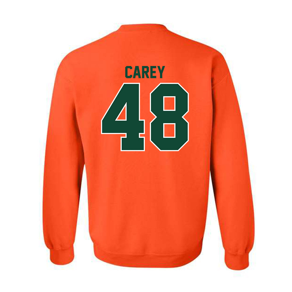 Miami - NCAA Women's Soccer : sage carey - Classic Shersey Crewneck Sweatshirt-1