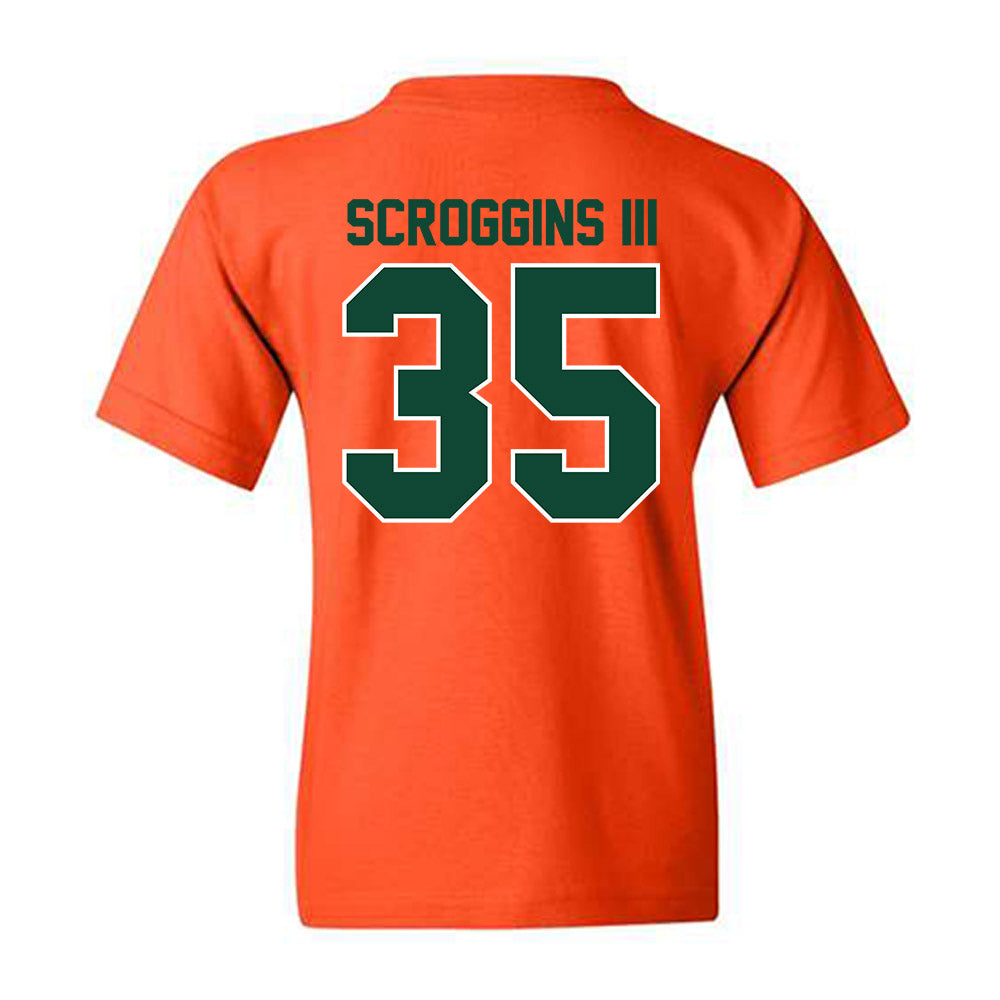 Miami - NCAA Football : Herbert Scroggins III - Classic Shersey Youth T-Shirt-1