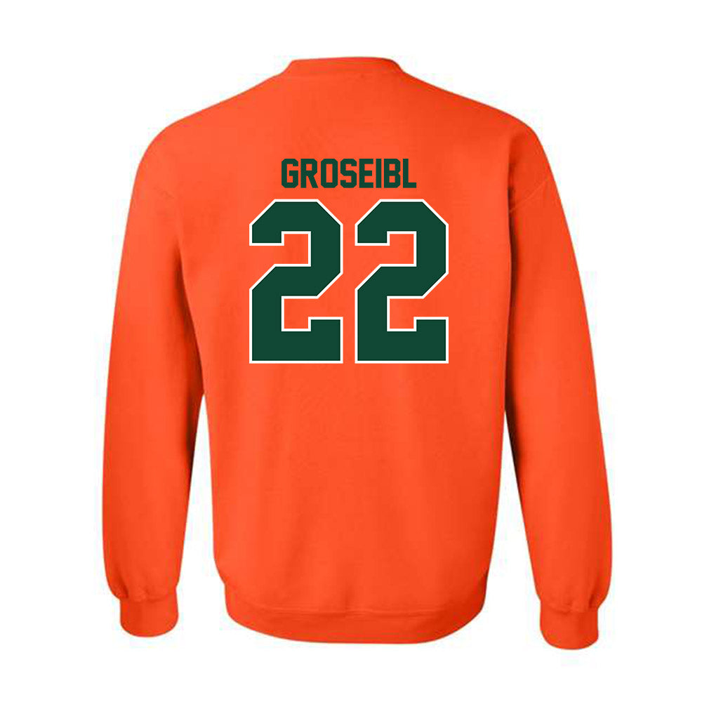Miami - NCAA Women's Soccer : Sara Groseibl - Classic Shersey Crewneck Sweatshirt-1