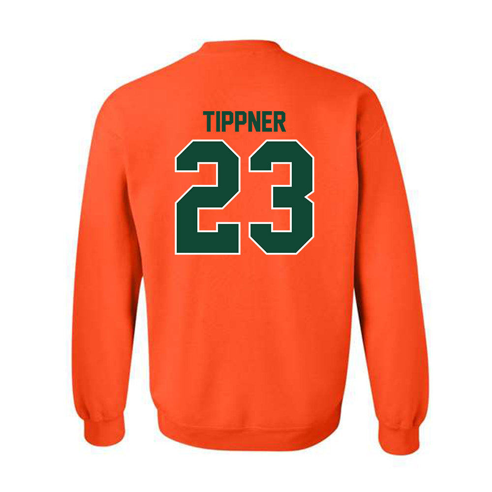 Miami - NCAA Women's Basketball : Meredith Tippner - Classic Shersey Crewneck Sweatshirt-1