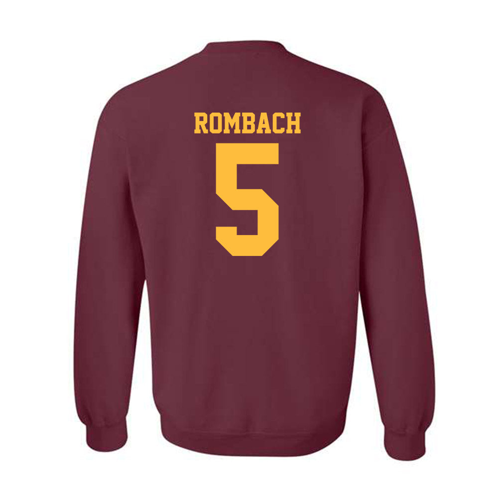 Minnesota - NCAA Men's Ice Hockey : Jacob Rombach - Classic Shersey Crewneck Sweatshirt-1