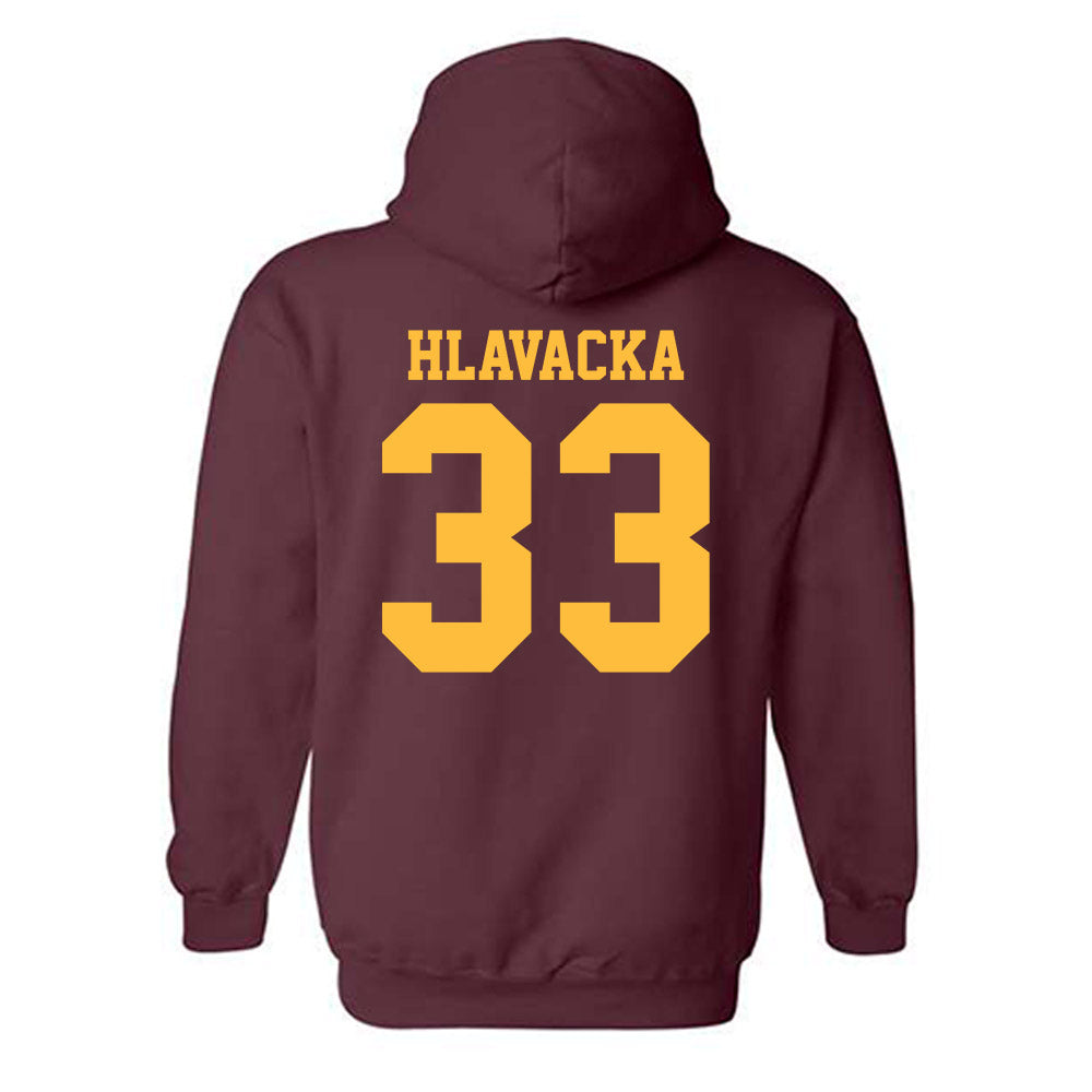 Minnesota - NCAA Football : Rhett Hlavacka - Classic Shersey Hooded Sweatshirt-1