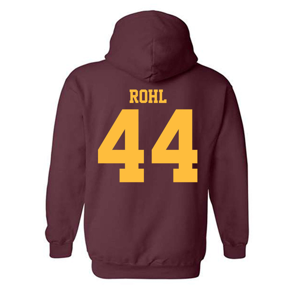 Minnesota - NCAA Football : George Rohl - Classic Shersey Hooded Sweatshirt-1