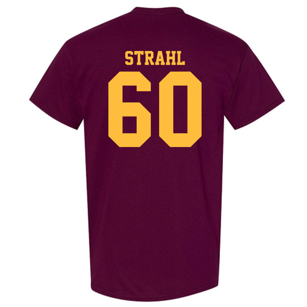 Minnesota - NCAA Men's Ice Hockey : Melvin Strahl - Classic Shersey T-Shirt-1