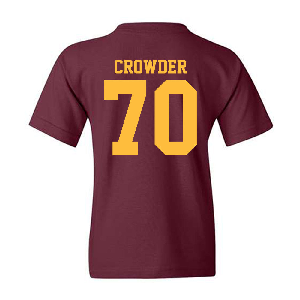 Minnesota - NCAA Football : Naquan Crowder - Classic Shersey Youth T-Shirt-1