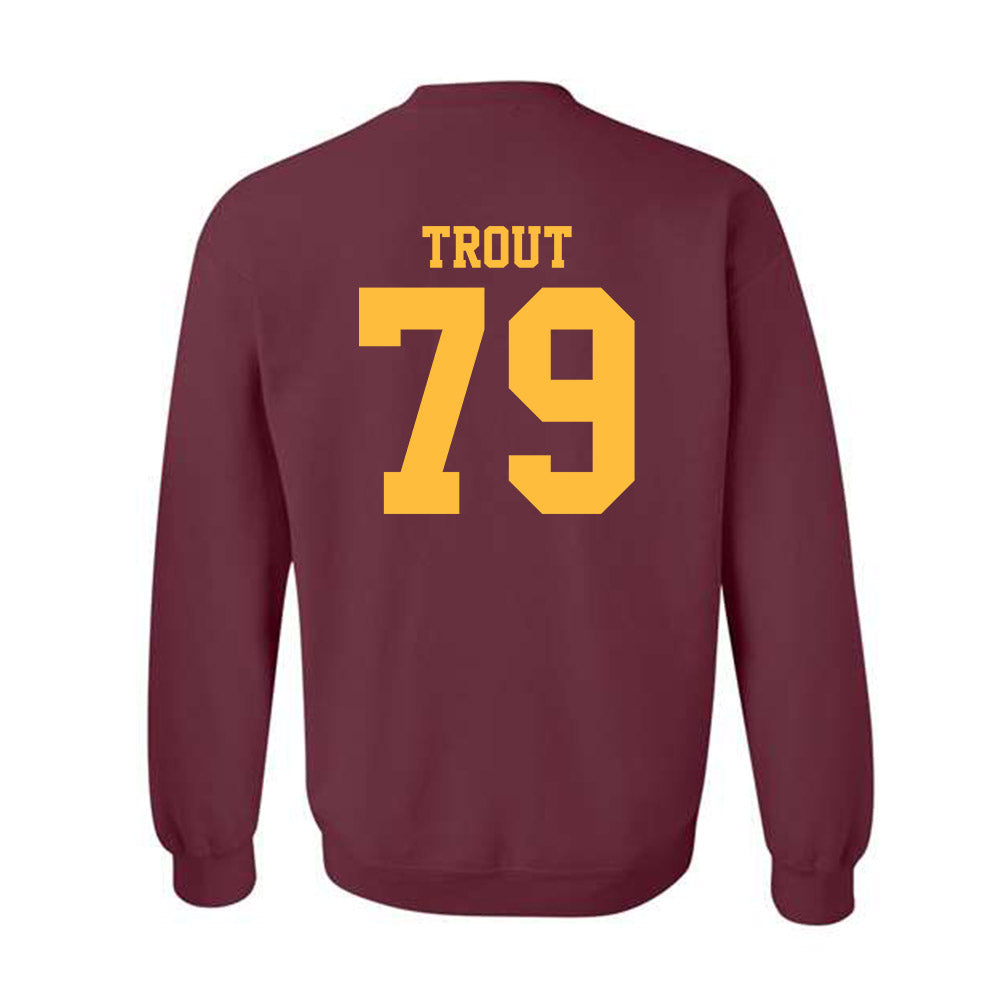 Minnesota - NCAA Football : Andrew Trout - Classic Shersey Crewneck Sweatshirt-1