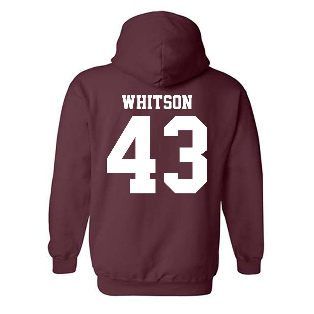 Mississippi State - NCAA Football : Will Whitson - Classic Shersey Hooded Sweatshirt-1