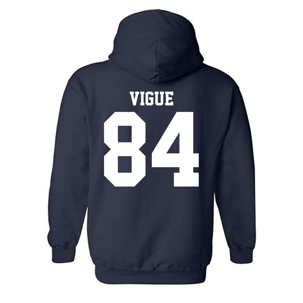 Nevada - NCAA Football : Deven Vigue - Classic Shersey Hooded Sweatshirt-1