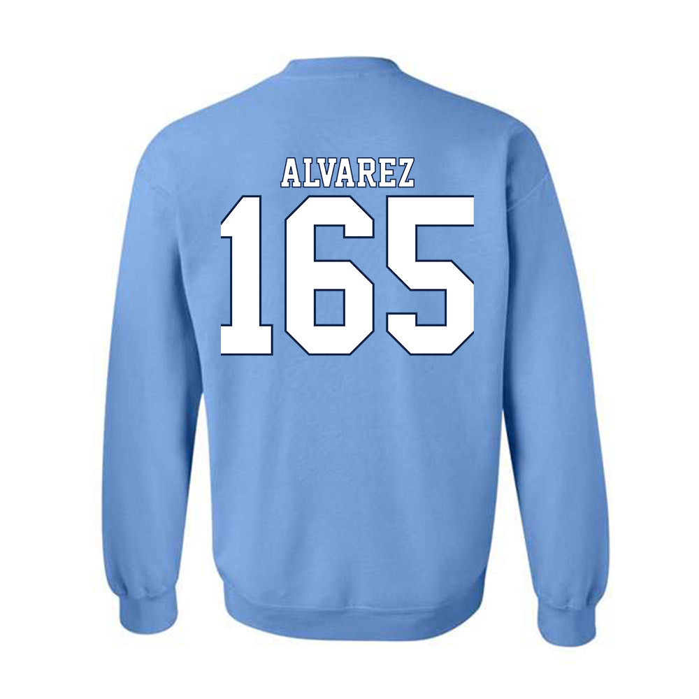 UNC - NCAA Wrestling : Omaury Alvarez - Classic Shersey Crewneck Sweatshirt-1