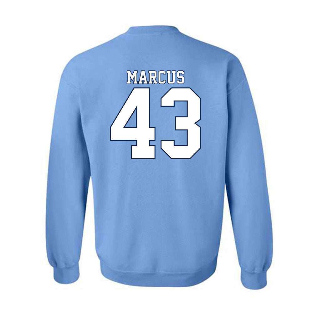 UNC - NCAA Men's Lacrosse : Josh Marcus - Classic Shersey Crewneck Sweatshirt-1