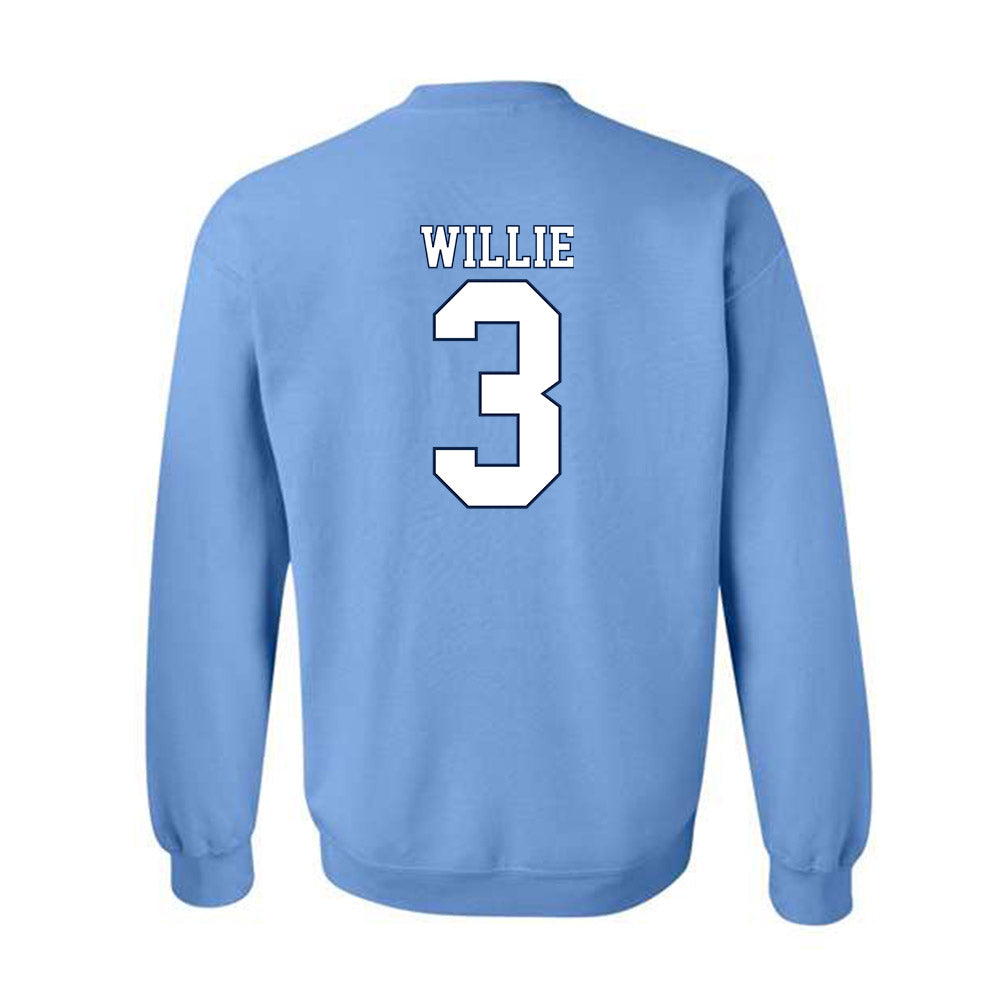 UNC - NCAA Football : Ade Willie - Classic Shersey Crewneck Sweatshirt-1