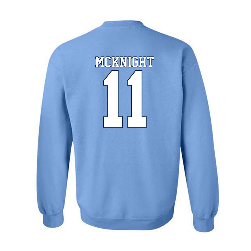 UNC - NCAA Baseball : Matt McKnight - Classic Shersey Crewneck Sweatshirt-1