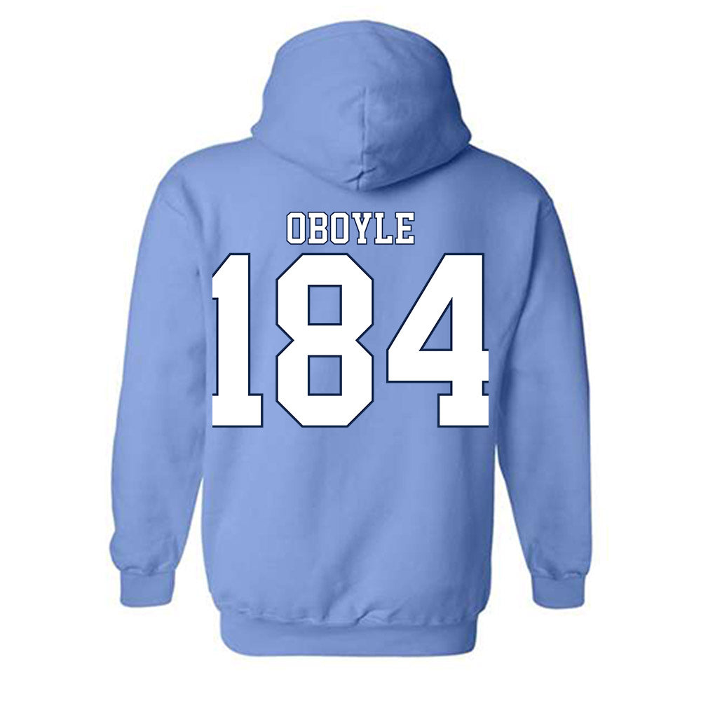 UNC - NCAA Wrestling : Nolan OBoyle - Classic Shersey Hooded Sweatshirt-1