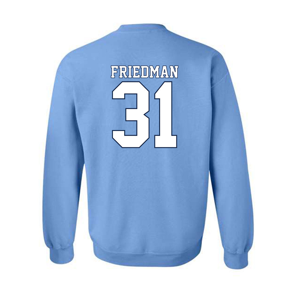 UNC - NCAA Men's Lacrosse : Caswell Friedman - Classic Shersey Crewneck Sweatshirt-1