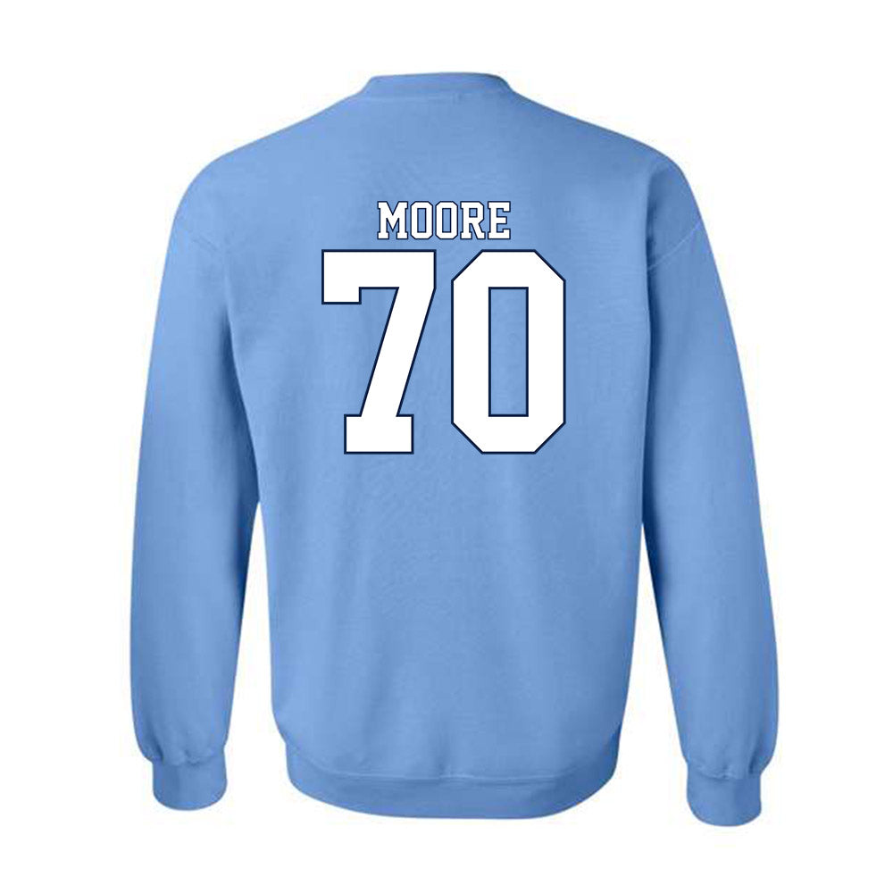 UNC - NCAA Men's Lacrosse : John Moore - Classic Shersey Crewneck Sweatshirt-1