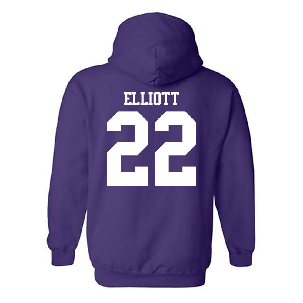 Northwestern - NCAA Women's Soccer : Olivia Elliott - Classic Shersey Hooded Sweatshirt-1