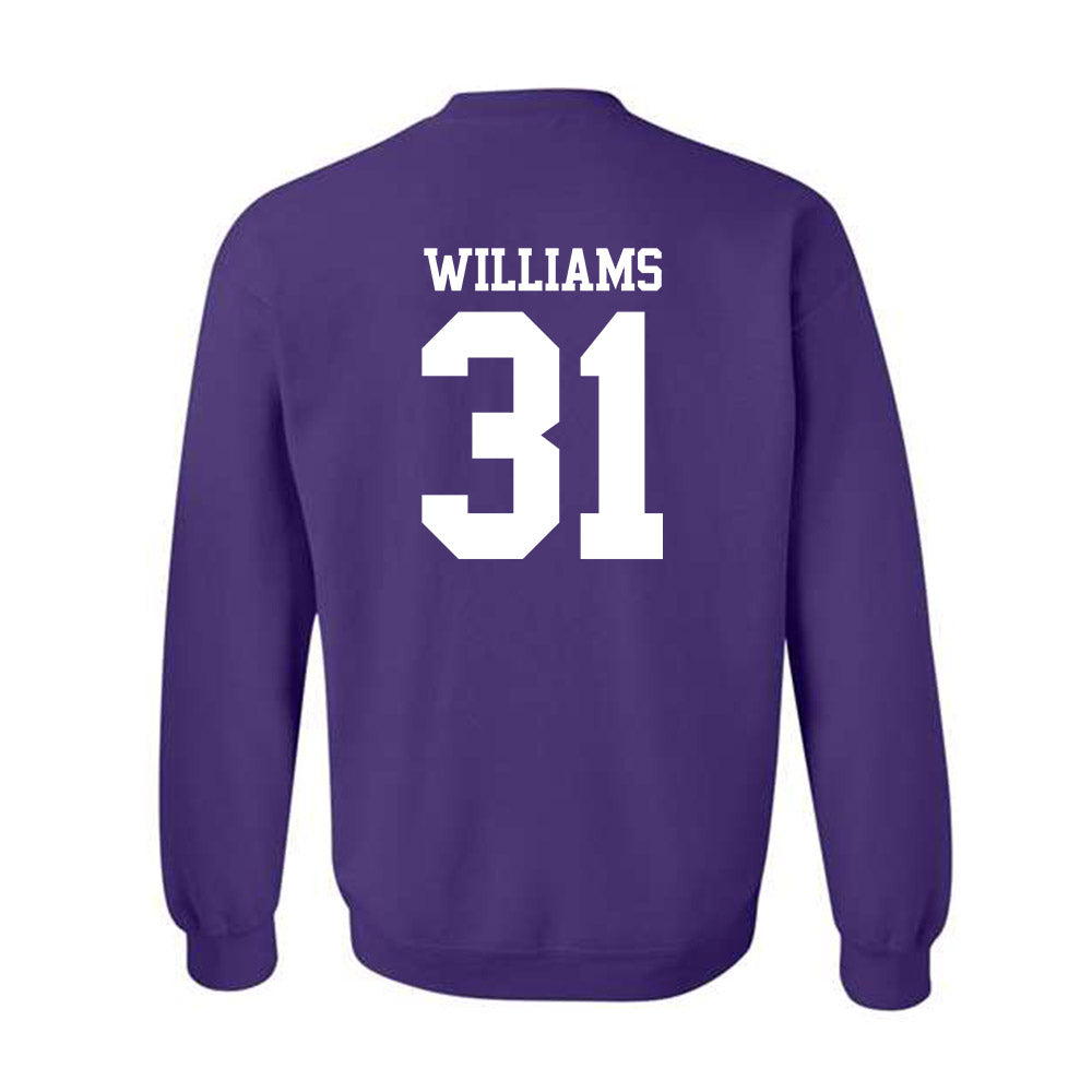 Northwestern - NCAA Football : Tito Williams - Classic Shersey Crewneck Sweatshirt-1