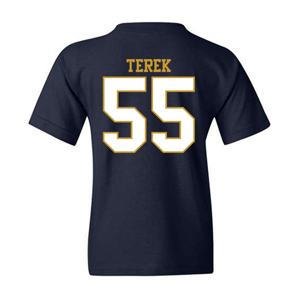Notre Dame - NCAA Football : Christopher Terek - Generic Shersey Youth T-Shirt-1