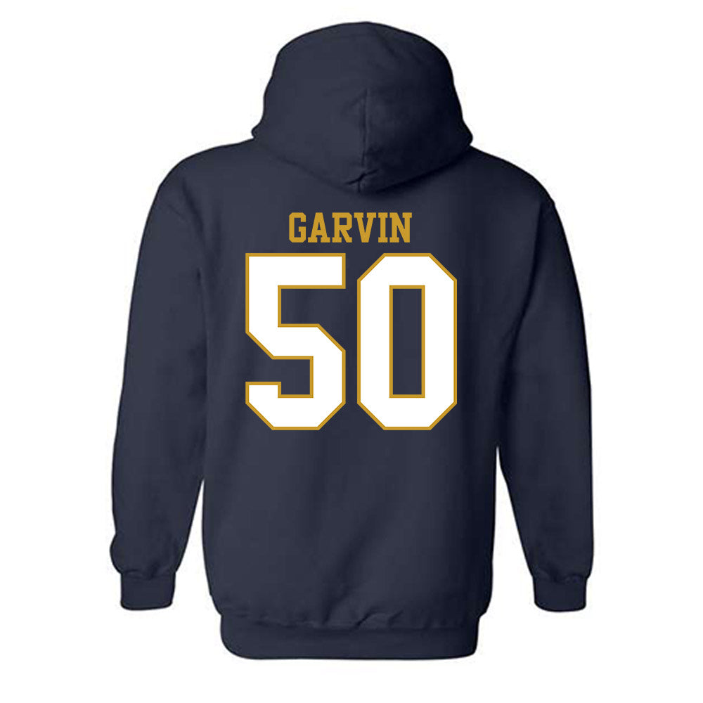 Notre Dame - NCAA Football : Sullivan Garvin - Generic Shersey Hooded Sweatshirt-1