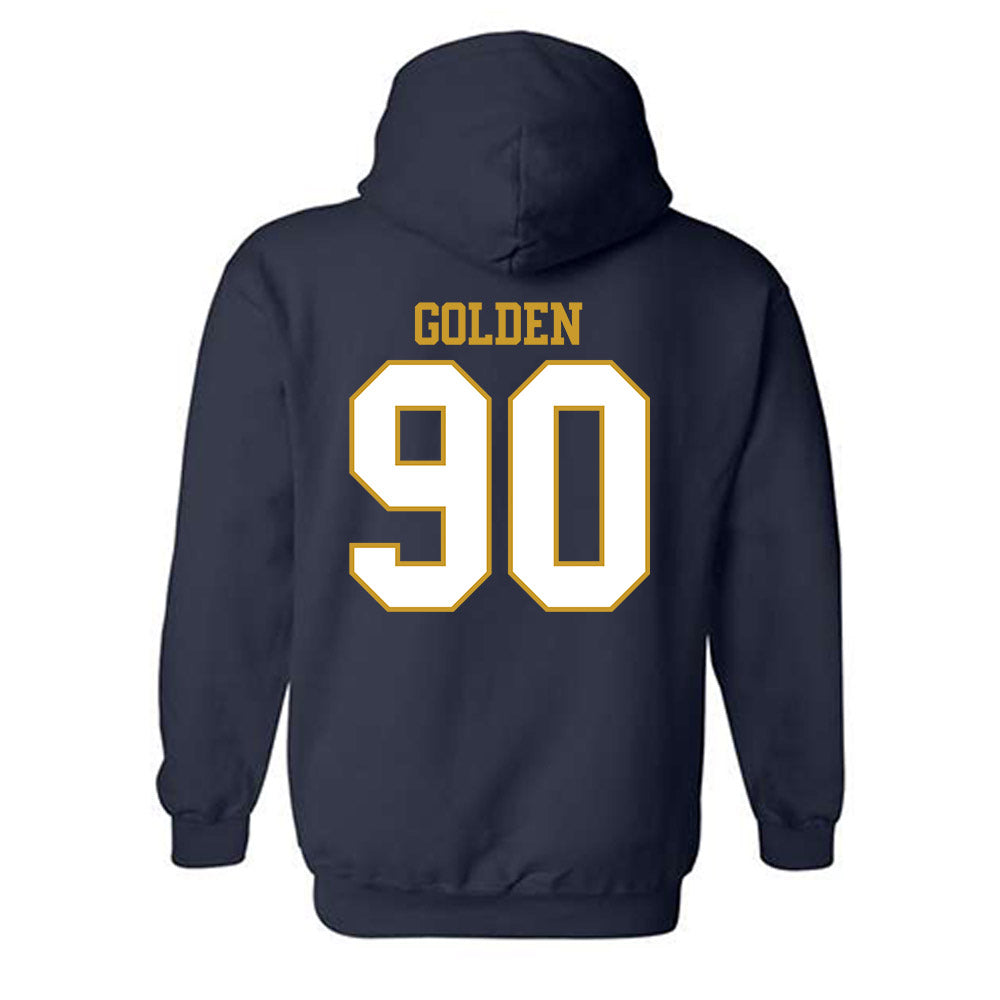 Notre Dame - NCAA Football : Elijah Golden - Generic Shersey Hooded Sweatshirt-1