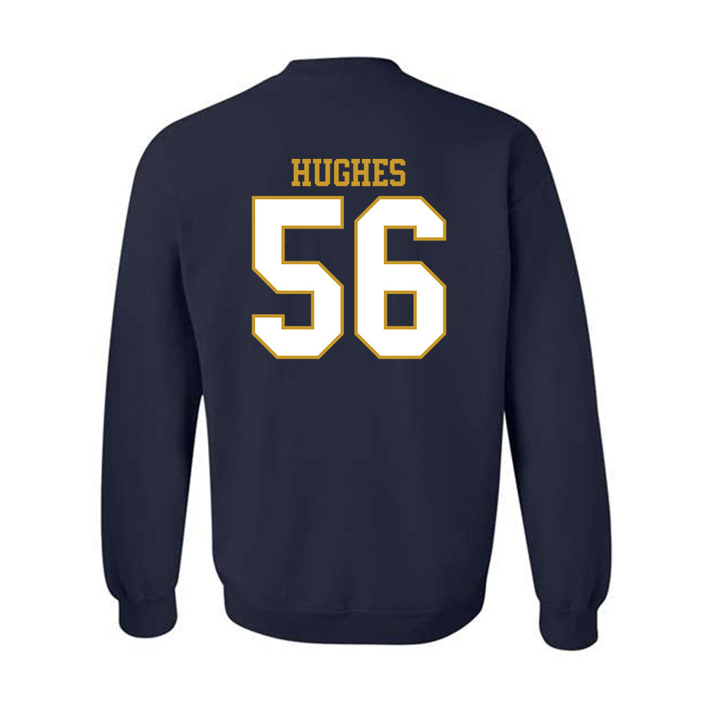 Notre Dame - NCAA Football : Elijah Hughes - Generic Shersey Crewneck Sweatshirt-1
