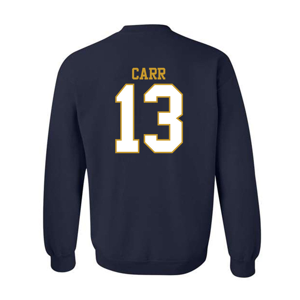 Notre Dame - NCAA Football : CJ Carr - Generic Shersey Crewneck Sweatshirt-1