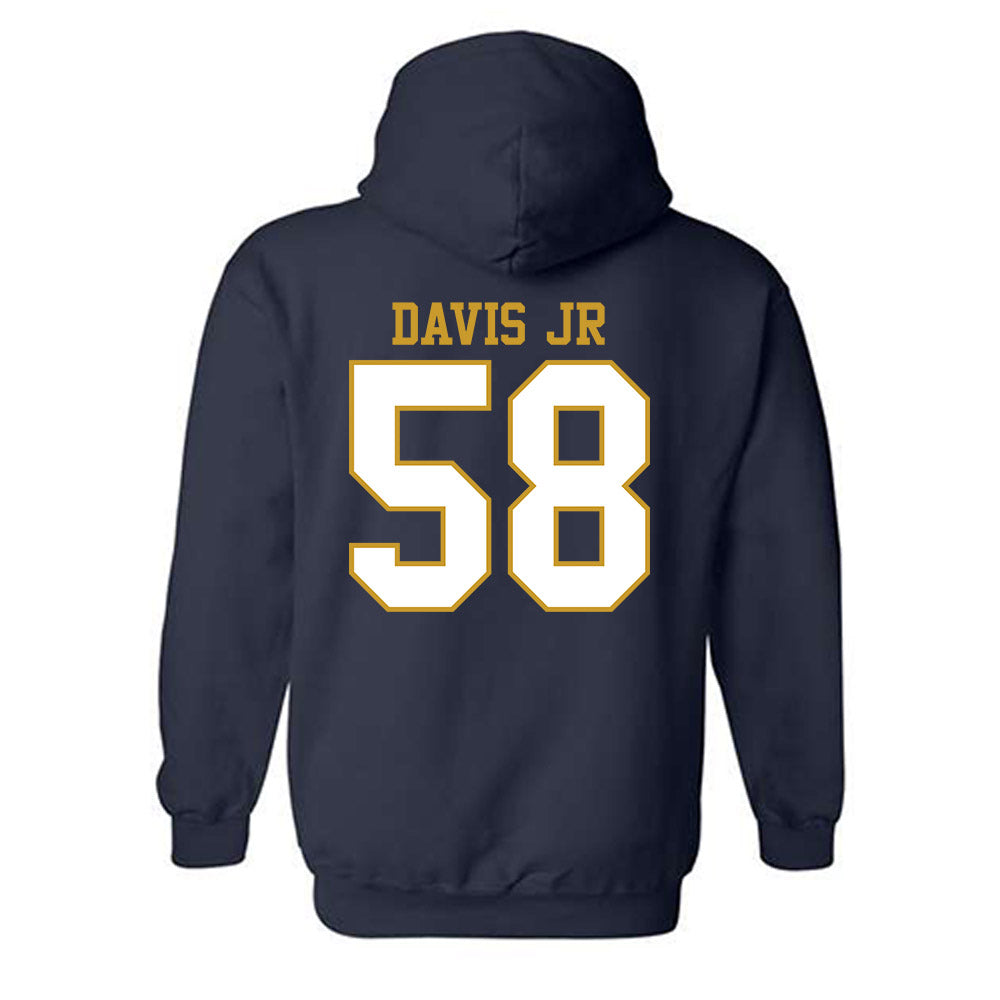 Notre Dame - NCAA Football : Thomas Davis Jr - Generic Shersey Hooded Sweatshirt-1
