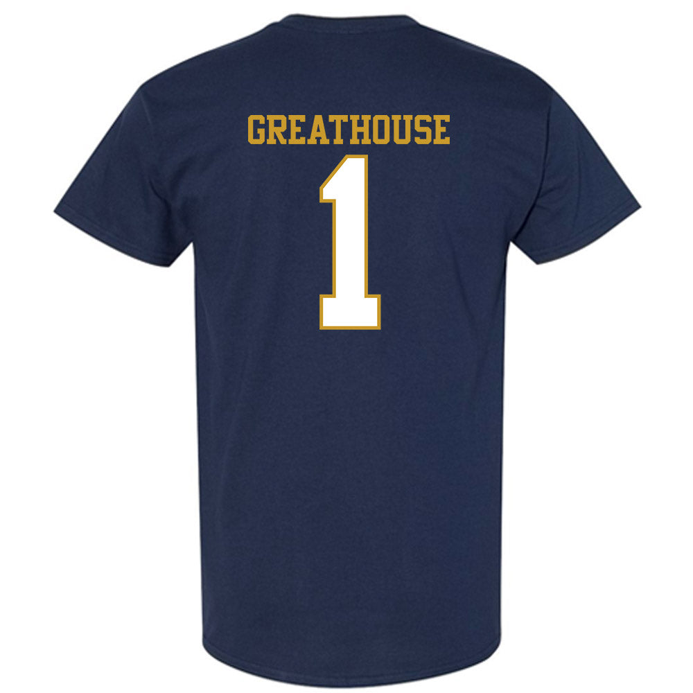 Notre Dame - NCAA Football : Jaden Greathouse - Generic Shersey T-Shirt-1